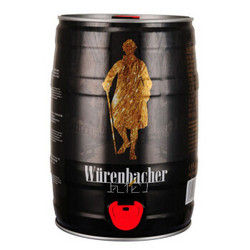 Wurenbacher 瓦伦丁黑啤酒 5L  *2件