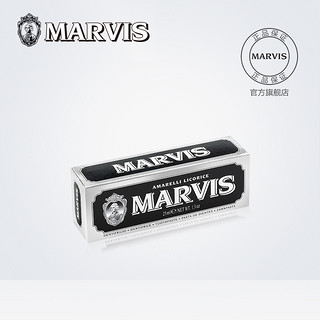 MARVIS 玛尔仕 玛尔斯 薄荷牙膏  黑色甘草 25ml 单支装