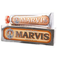 MARVIS 玛尔斯 薄荷牙膏 橙色生姜 75ml 单支装