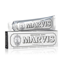 MARVIS 银色白皙薄荷牙膏 85ml *3件