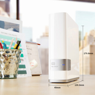 Western DigitalWD 西部数据 My Cloud 西数云 NAS 网络存储 3.5英寸 3TB