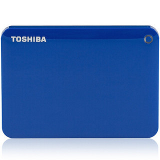 TOSHIBA 东芝 V8 CANVIO高端系列 2.5英寸 移动硬盘 3TB 神秘蓝 