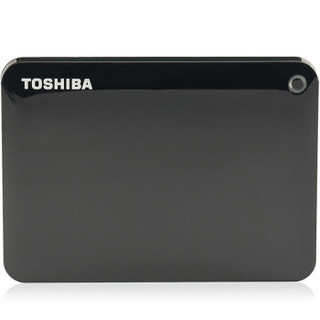 TOSHIBA 东芝 V8 CANVIO高端系列 2.5英寸 移动硬盘 3TB 经典黑 