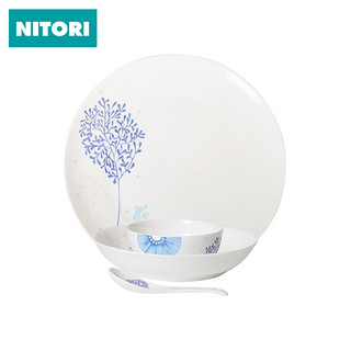 NITORI 秘密花园系列碗盘 餐具