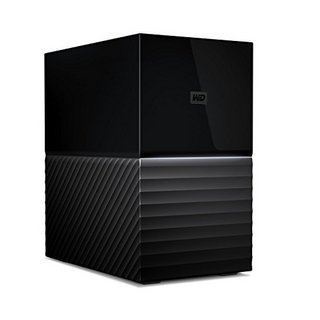 Western Digital 西部数据 My Book Duo系列 3.5英寸Type-C移动机械硬盘 8TB USB 3.1 黑色