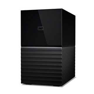 Western Digital 西部数据 My Book Duo系列 3.5英寸Type-C移动机械硬盘 8TB USB 3.1 黑色