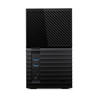 Western Digital 西部数据 My Book Duo系列 3.5英寸Type-C移动机械硬盘 16TB USB 3.1 黑色