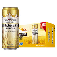 HARBIN 哈尔滨小麦王啤酒500ml*18+白啤330ml*12罐