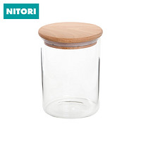 NITORI 榉木盖储物罐 