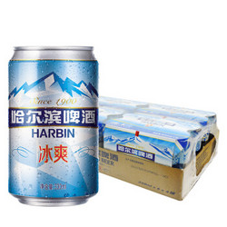 HARBIN 哈尔滨 冰爽啤酒 330ml 24听