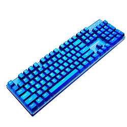 雷神K75蓝血人游戏 机械键盘 无冲背光键盘104键电竞 雷神键盘