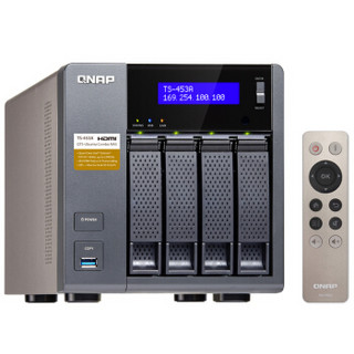 QNAP 威联通 TS-453A 四盘位NAS网络存储器 8G