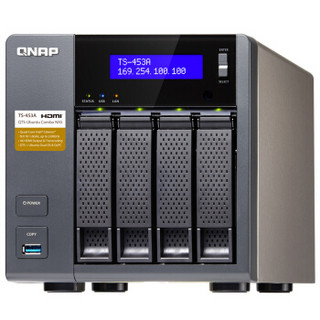 QNAP 威联通 TS-453A 4盘位NAS（赛扬N3150、4GB）