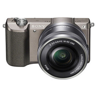 SONY 索尼 Alpha 5100L APS-C画幅 微单相机 棕色 E PZ 16-50mm F3.5 OSS 变焦镜头 单头套机