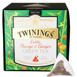 TWININGS 川宁 大叶白金系列 姜芒绿茶 30g