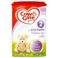 Cow&Gate; 英国牛栏 婴幼儿奶粉 2段 6-12个月 900g *2件