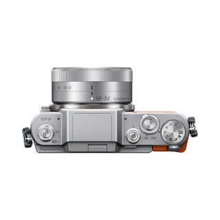 Panasonic 松下 Lumix DC-GF8（12-32mm f/3.5-5.6）M4/3无反相机套机 橙色