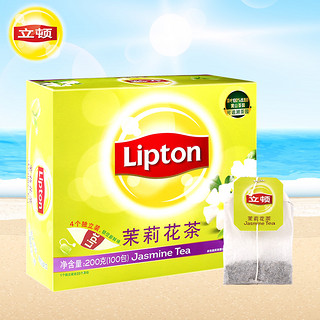 Lipton 立顿 茉莉花茶茶包 100包*2