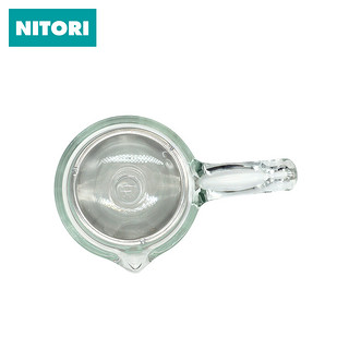 NITORI 耐热玻璃单柄茶壶过滤 350ml 