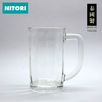 NITORI 透明啤酒杯 500ml