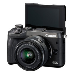 Canon 佳能 EOS M6 无反相机套机（EF-M 15-45mm f/3.5-6.3）黑色