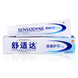 SENSODYNE 舒适达 劲速护理 抗敏感牙膏 180g *4件 +凑单品