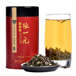 张一元 茉莉花茶 100g 罐装 茉莉雪峰