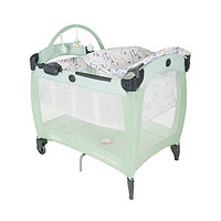 GRACO 葛莱 婴儿床便携式儿童游戏床 午睡尿布更换台 绿色