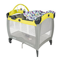 GRACO 葛莱 婴儿床便携式儿童游戏床 午睡尿布更换台 灰色