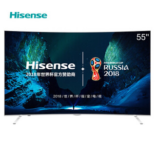 限地区：Hisense 海信 EC880UCQ 曲面液晶电视 55英寸