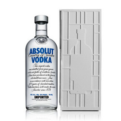 ABSOLUT VODKA 绝对伏特加 原味伏特加酒 700ml 700ml 套装 礼盒 *2件