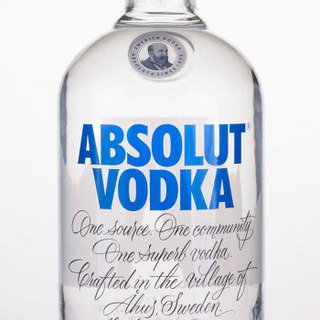 ABSOLUT VODKA 绝对伏特加 原味伏特加酒 700ml 1000ml 单瓶 普通