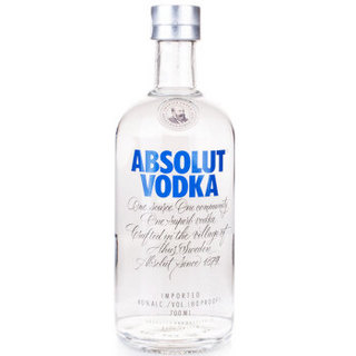 ABSOLUT VODKA 绝对伏特加 原味伏特加酒 700ml 700ml 12瓶 普通