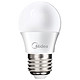 Midea 美的 LED灯泡 E27螺口 2.5W  暖白