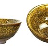 陶馨堂 建盏窑变黄孔雀茶盏茶杯两件套100ML*2 天然陶矿台湾天目釉茶盏茶杯 建盏名瓷 68元