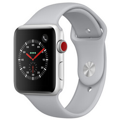 Apple 苹果 Watch Series 3智能手表 42毫米 （GPS+蜂窝网络 运动型表带 ） 云雾灰