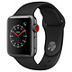 22点开始：Apple Watch Series 3 智能手表（GPS+蜂窝网络款 38毫米 深空灰色铝金属表壳 黑色运动型表带 MQQF2CH/A）