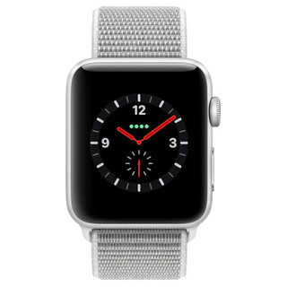 Apple 苹果 Watch Series 3智能手表（GPS+蜂窝网络款 42毫米 回环式表带） 海贝色