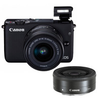 Canon 佳能 EOS M10 （15-45mm f/3.5-6.3+22mm f/2）无反相机套机
