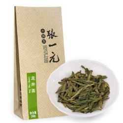张一元 龙井茶 50g 袋装 特级 *4件