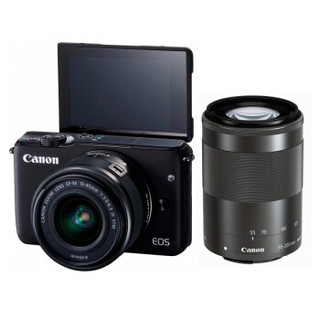 Canon 佳能 EOS M10 （15-45mm f/3.5-6.3+55-200mm f/4.5-6.3）无反相机套机