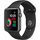 Apple 苹果 Watch Sport Series 1智能手表（42毫米 运动型表带） 深空灰 黑色