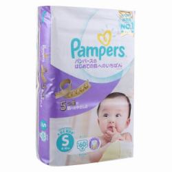 Pampers 帮宝适 紫帮 婴儿纸尿裤 S号 60片 *6件