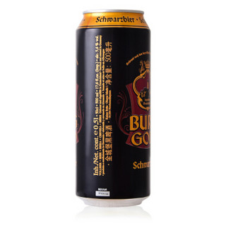 BURGGOLD 金城堡 黑啤酒 500ml 24听