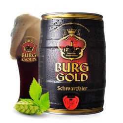 BURGGOLD 金城堡 黑啤酒 5L 单桶 *2件
