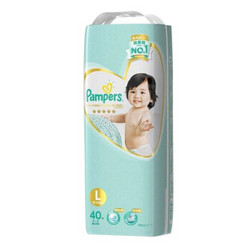 Pampers 帮宝适 金质系列 紫帮升级版 婴儿纸尿裤 L40片 *2件