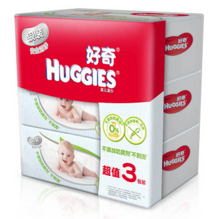 HUGGIES 好奇 银装 婴儿湿巾 80片 3包