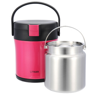 TIGER 虎牌 LXA-A24C 不锈钢保温桶 2.4L  粉色