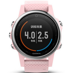 佳明（GARMIN）Fenix5S GPS多功能登山跑步智能运动手表游泳户外腕表光学心率智能通知普通版 飞5s樱花粉