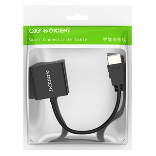 QIC HDMI转VGA转换器带音频 